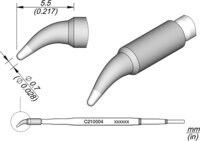 Soldeerstift voor T210-A / T210-NA, puntig, schuin, C210004 #thumbnail-1