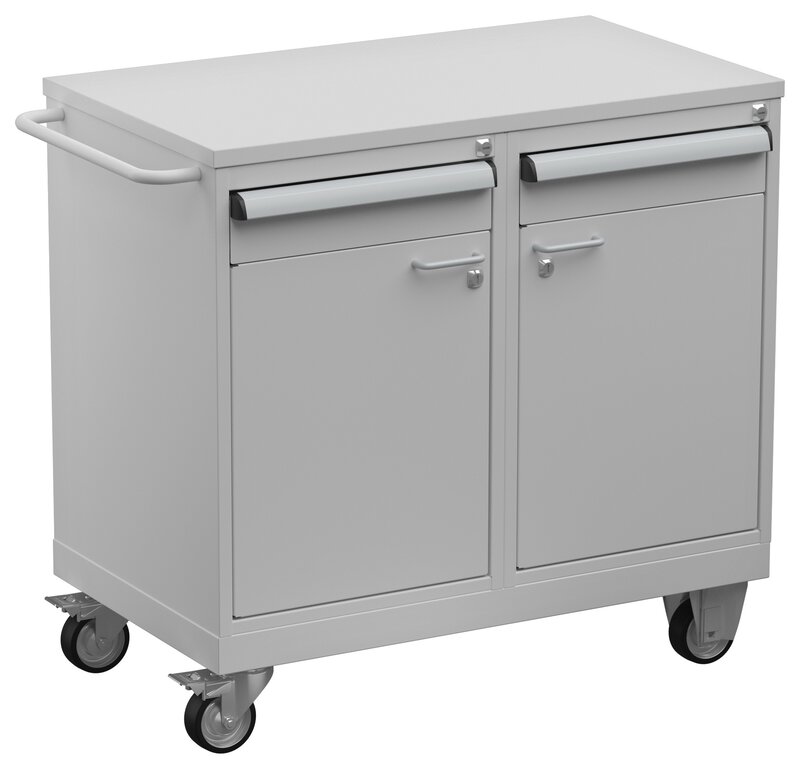 ESD-Werkzeugwagen 2, Stahlplatte