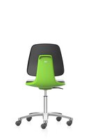 LABSIT 2 sedia girevole da laboratorio, con rotelle, ecopelle Magic verde #thumbnail-2