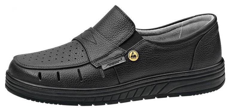 ESD work shoes air cushion, slipper black, size 43 #zoom-1