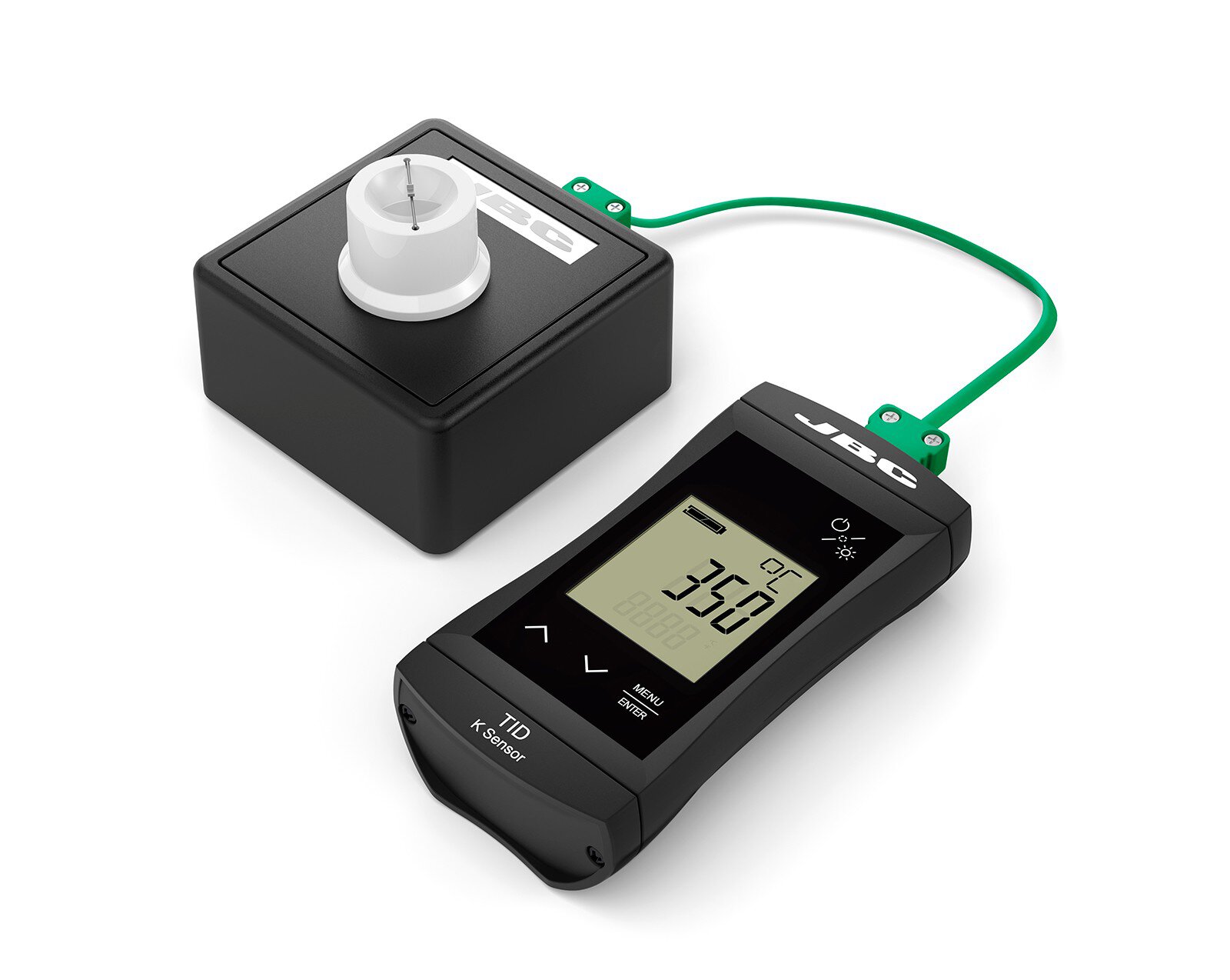 Digital temperature measuring device set, thermocouple type K #zoom-2