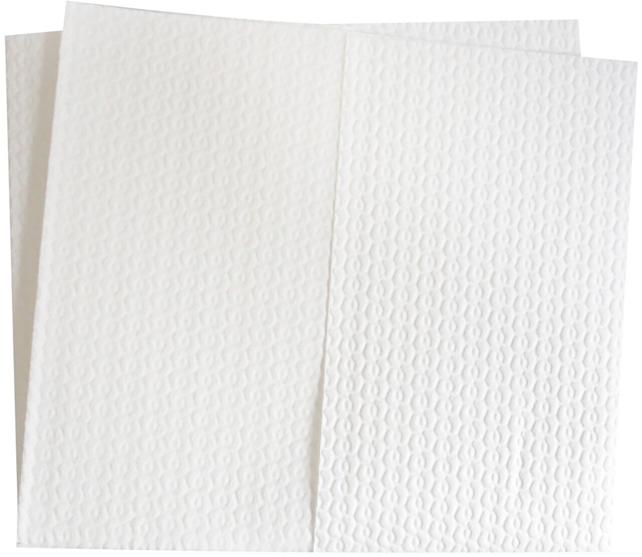 HygoClean high quality wiping cloth, laid, strong quality, white, 1-ply, 100% Airlaid, 40x36cm #zoom-1
