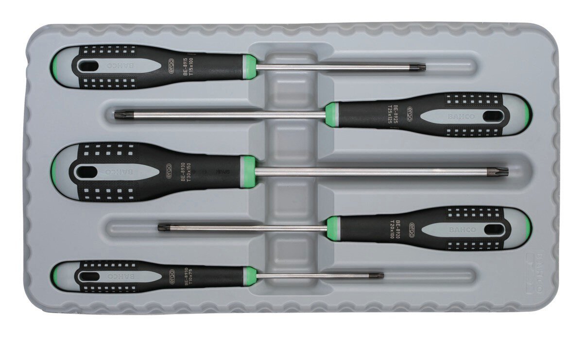 ERGO™ Screwdriver set for TORX® screws with rubber handle, 5 pieces #zoom-3