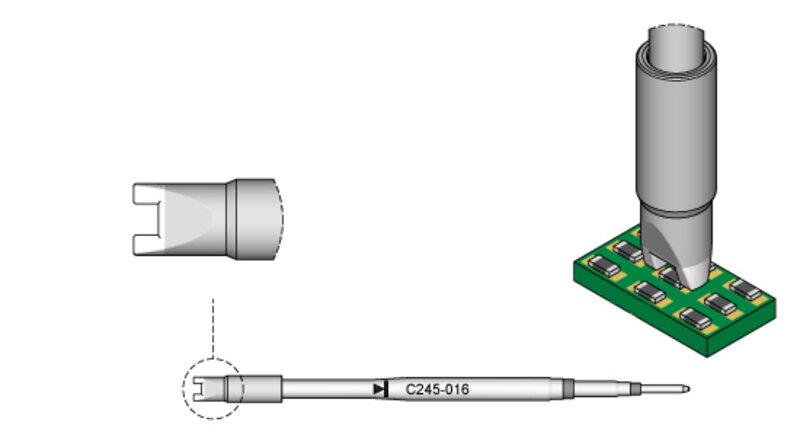 Entlötspitze Chip 1,9 mm, C245016 #2