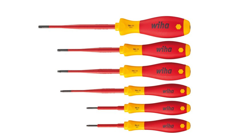 Schroevendraaierset SoftFinish® electric slimFix TORX® 6 stuks (36558) #1