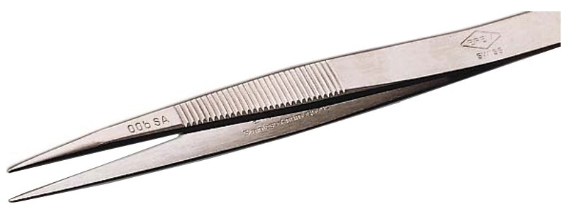 Tweezers, fine, outside with cut