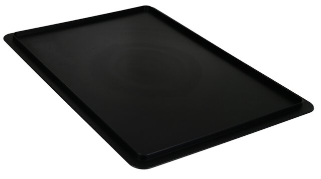 ESD lid for Euro cases Euro 1-6-10 and Euro 2-6-10, dissipative