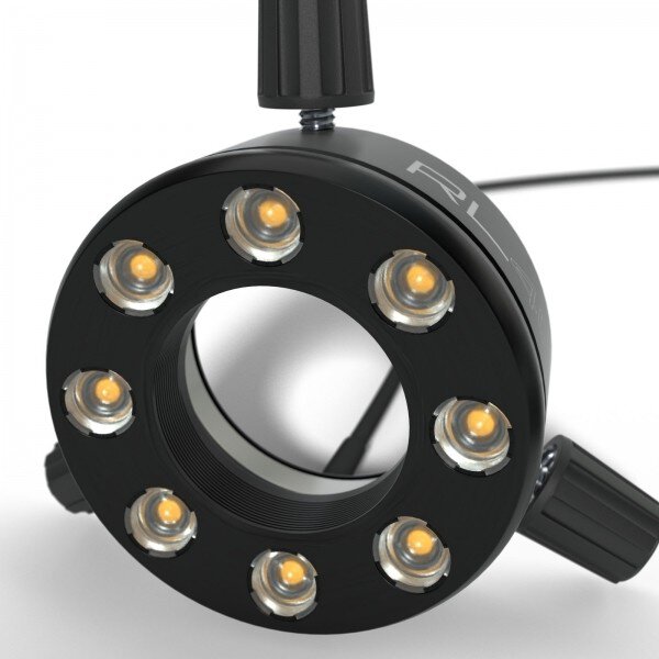 Lampa pierścieniowa LED UV i IR, UV (365 nm), odległość robocza 120 mm, średnica mocowania maks. 40 mm #zoom-2