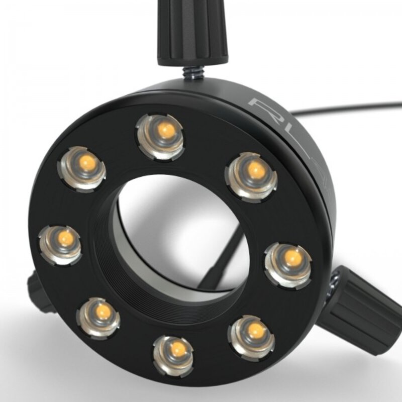Lampa pierścieniowa LED UV i IR, UV (365 nm), odległość robocza 120 mm, średnica mocowania maks. 40 mm #2