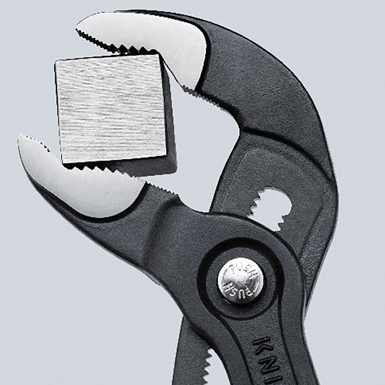 Cobra® high-tech water pump pliers, gray atramentized, wrench size 46 mm, 250 mm #zoom-8