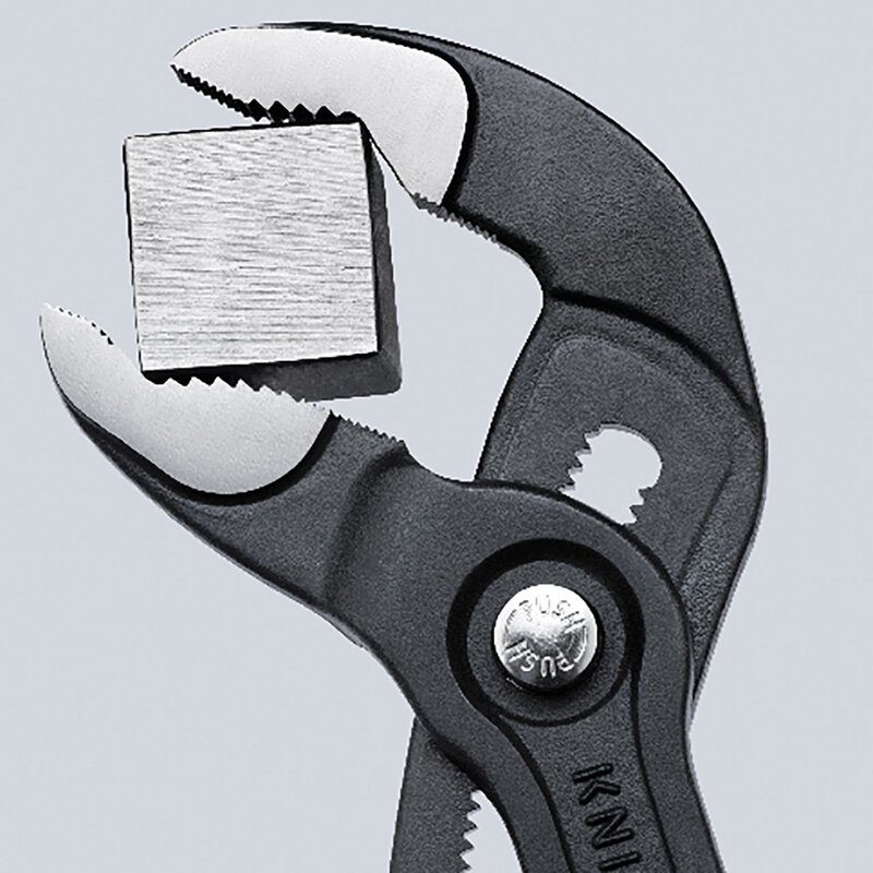 Cobra® high-tech water pump pliers, gray atramentized, wrench size 46 mm, 250 mm #8