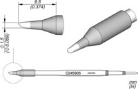 Lötspitze abgeschrägt, D: 1,5 mm, C245905 #thumbnail-1
