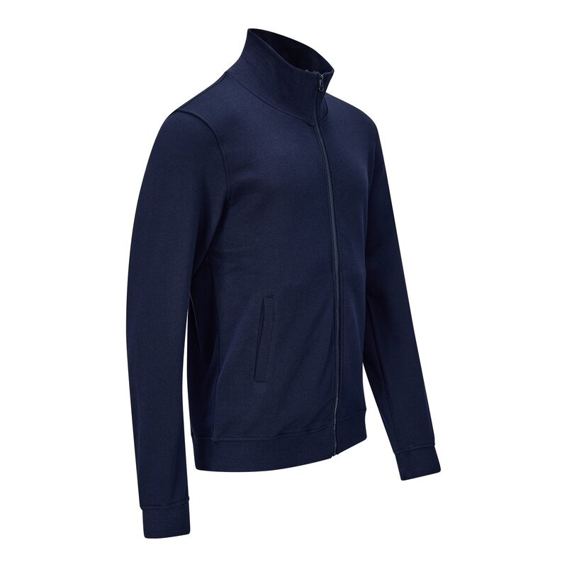 ESD Sweatjacke mit Zipper, marine blau, L, Comfort-Fit #5