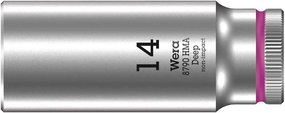 Socket with 1/4" drive, 14 x 50 mm #zoom-1