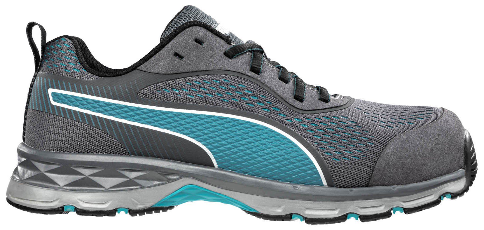 ESD safety shoes S1P, ladies, PUMA SAFETY, FUSE KNIT BLUE WNS LOW, gray #zoom-1