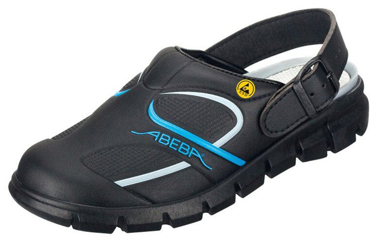 ESD Clogs black/blue, Dynamic print, size 45 #zoom-1