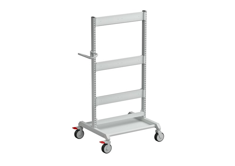 ESD Magazinwagen für 8 Kleinteilemagazine, 300 kg, 780 x715x1600mm #1