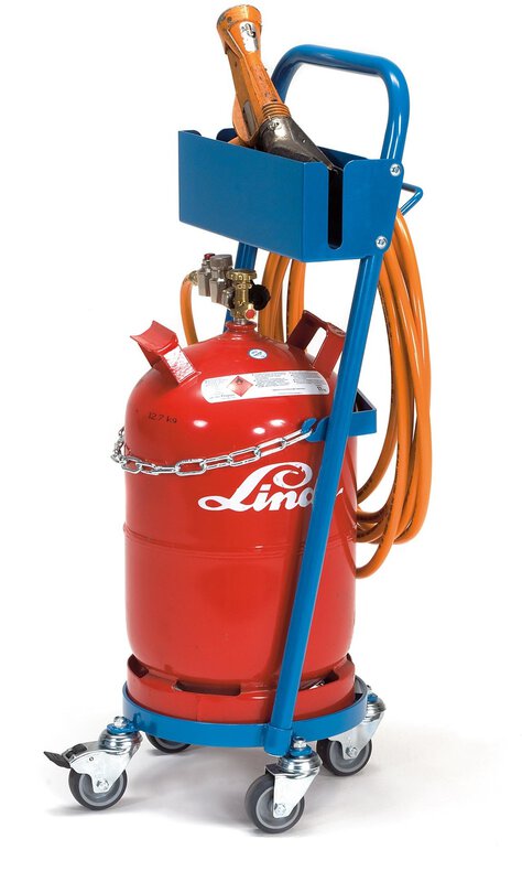 Steel cylinder roller for 1 propane gas cylinder 11 kg capacity.  #2