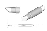 Lötspitze für T210-A / T210-NA, abgeschrägt, C210031 #thumbnail-2