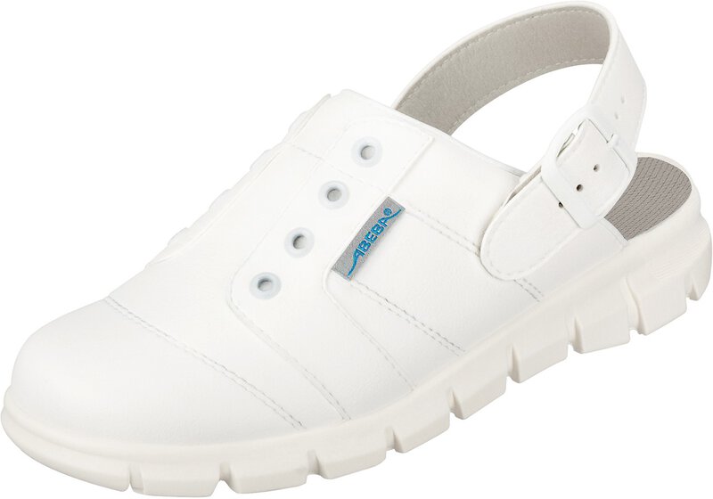 Clog white - 43, 7360 work shoes Dynamic ladies / men, OB