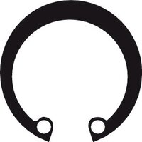 Pince pour circlips intérieurs avec mâchoires droites, brunie 150 mm #thumbnail-2