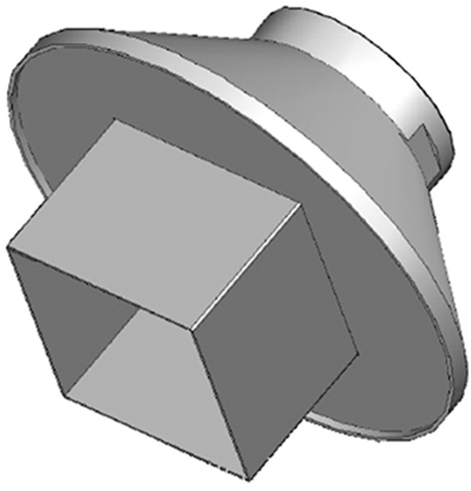 Nozzle, rectangular, 17.5 x 17.5 mm for HCT-1000 system #zoom-1