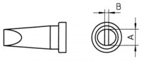 LT B HPB Lötspitze Meißelform 2,4 x 0,8 mm #thumbnail-3
