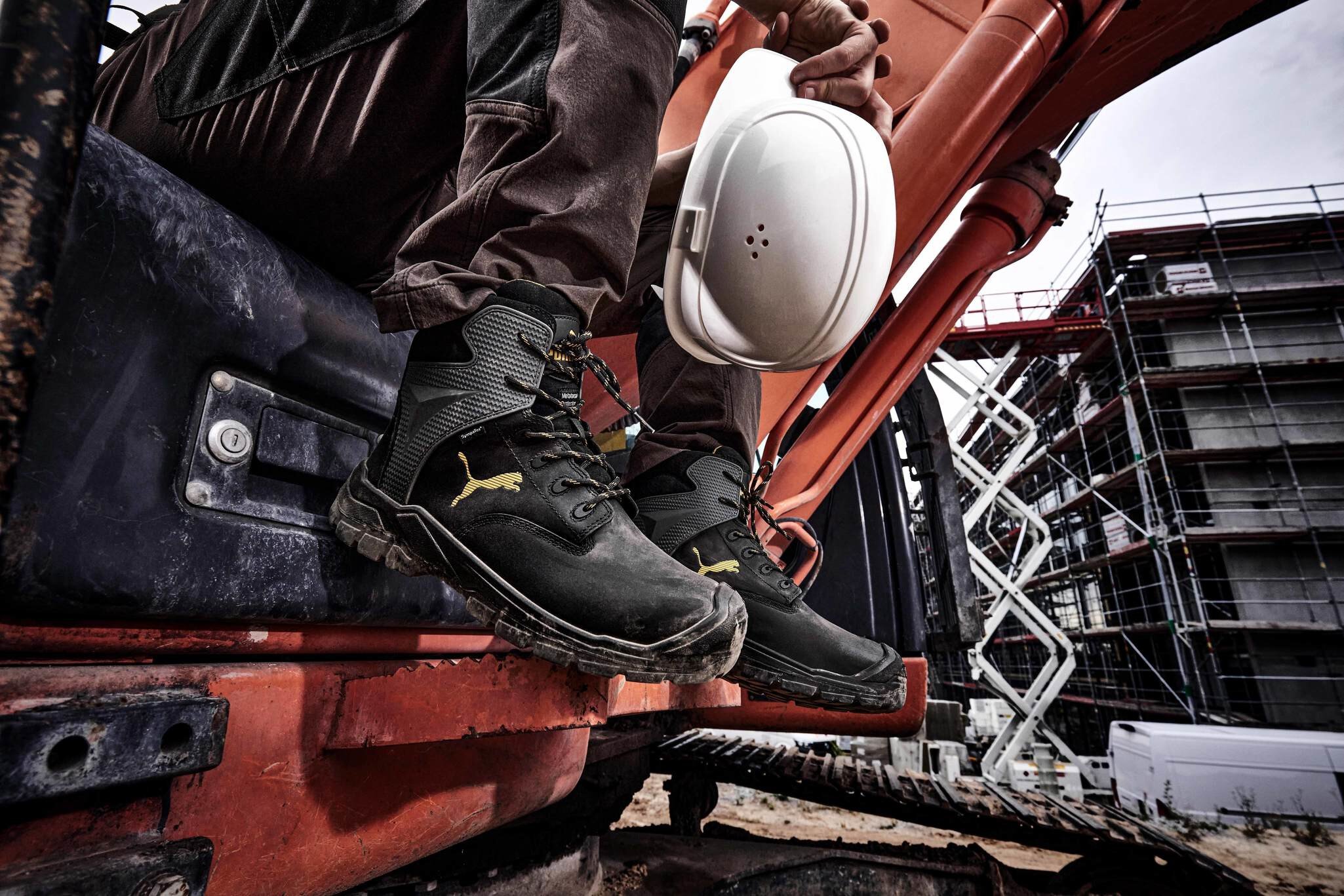 Sicherheitsschuhe S3, PUMA SAFETY, BORNEO MIT MID, schwarz #zoom-6