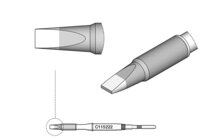 Beitelvormige soldeerstift, 1,6 x 0,3 mm, C115222 #thumbnail-2