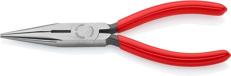 Needle nose pliers with cutting edge (radio pliers), black atramentized, 160 mm #1