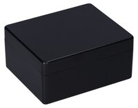Boîte rectangulaire ESD avec couvercle, noir, 102 x 85 x 47 mm #thumbnail-2