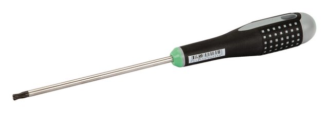 ERGO™ Screwdriver for TORX® screws with ball end and rubber handle, T25 x 125 mm