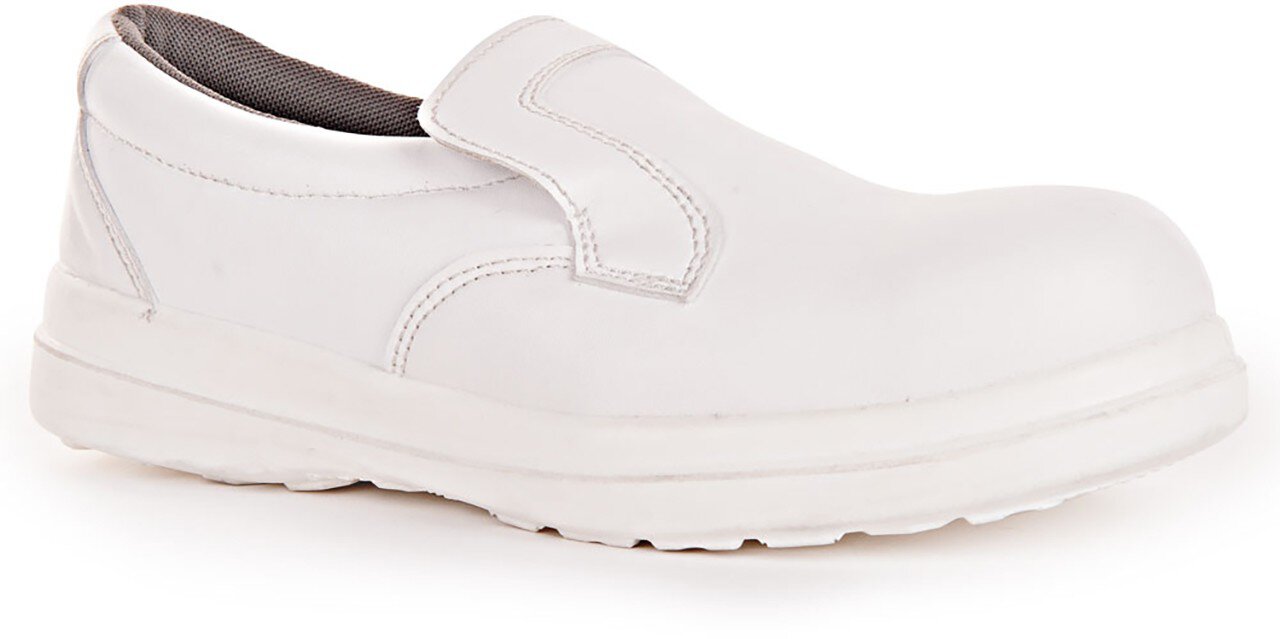 Hygostar Slipper mit Schutzkappe, S2, weiß, Größe 38 #zoom-1