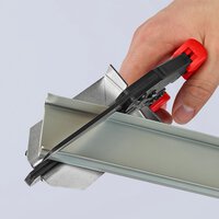Schere für Kunststoffe auch für Kabelkanäle, brüniert, mit Mehrkomponenten-Hüllen, 275 mm #thumbnail-7