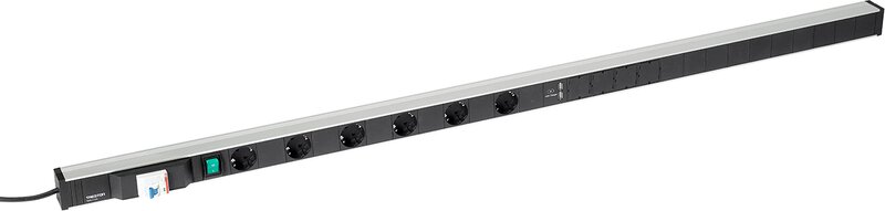 Barre d'énergie 1700 mm, 6 prises + interrupteur + disjoncteur FI + 2xUSB #1