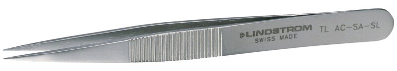Pęseta o wysokiej precyzji, mocna, zewnętrznie rowkowana, 110 mm
