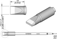 Grot lutowniczy w kształcie dłuta 7,5 x 1,7 mm #thumbnail-1
