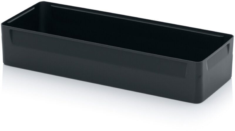 ESD insert boxes with 2 divisions lengthwise