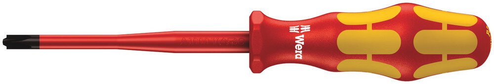 Cacciavite con isolamento VDE, lama e impugnatura di diametro ridotto, Pozidriv/scanalato, # 2 x 100 mm #zoom-1
