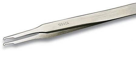 Weller Erem 103ACA SMD Tweezers, Angled 45°, for Vertical Application, 115mm #zoom-1
