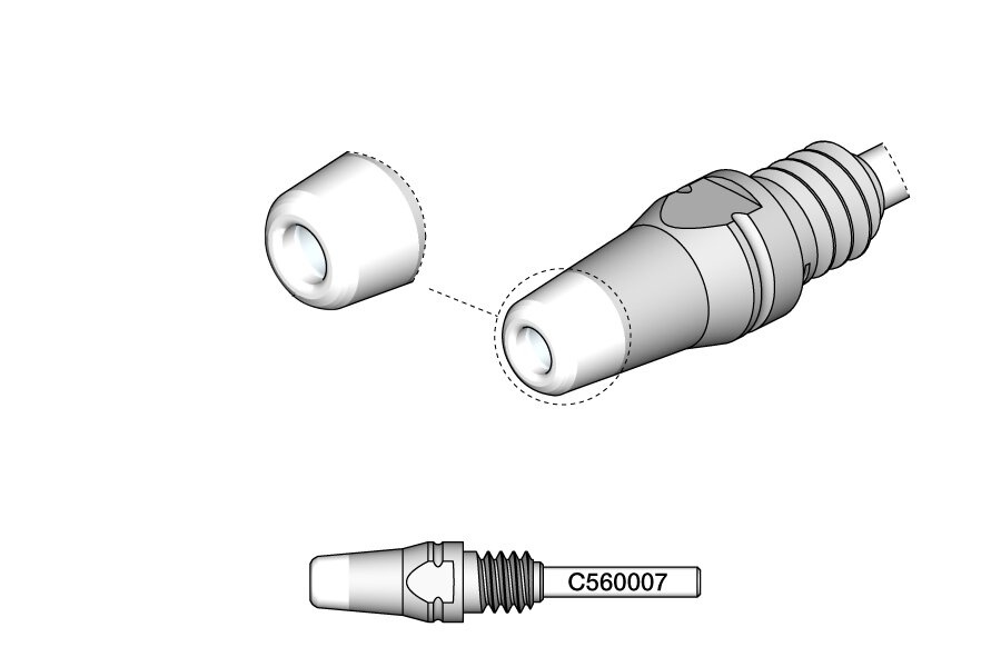 Entlötspitze für Pin, Ø 2,4 mm, S1, D530007 #zoom-2