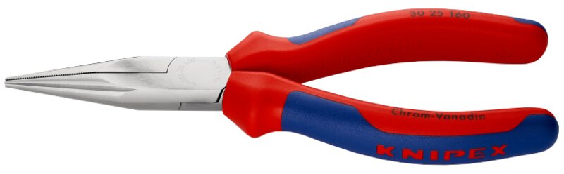 Pinza a naso lungo cromata 160 mm