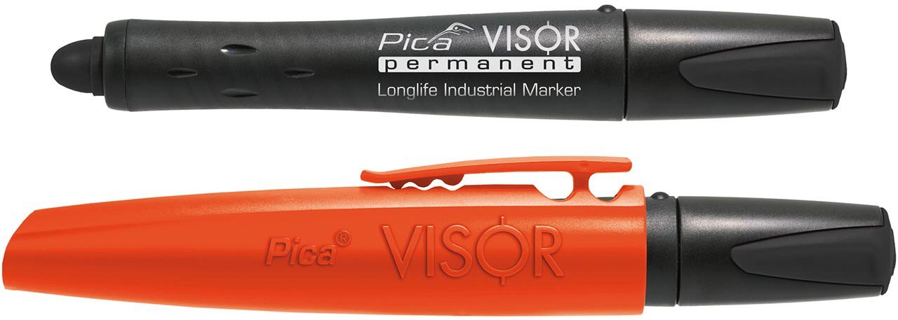 VISOR permanente marker, zwart #zoom-3