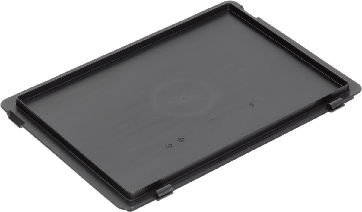 ESD Scharnierdeckel New Box NB MC, schwarz, 400 x 300 mm #zoom-2