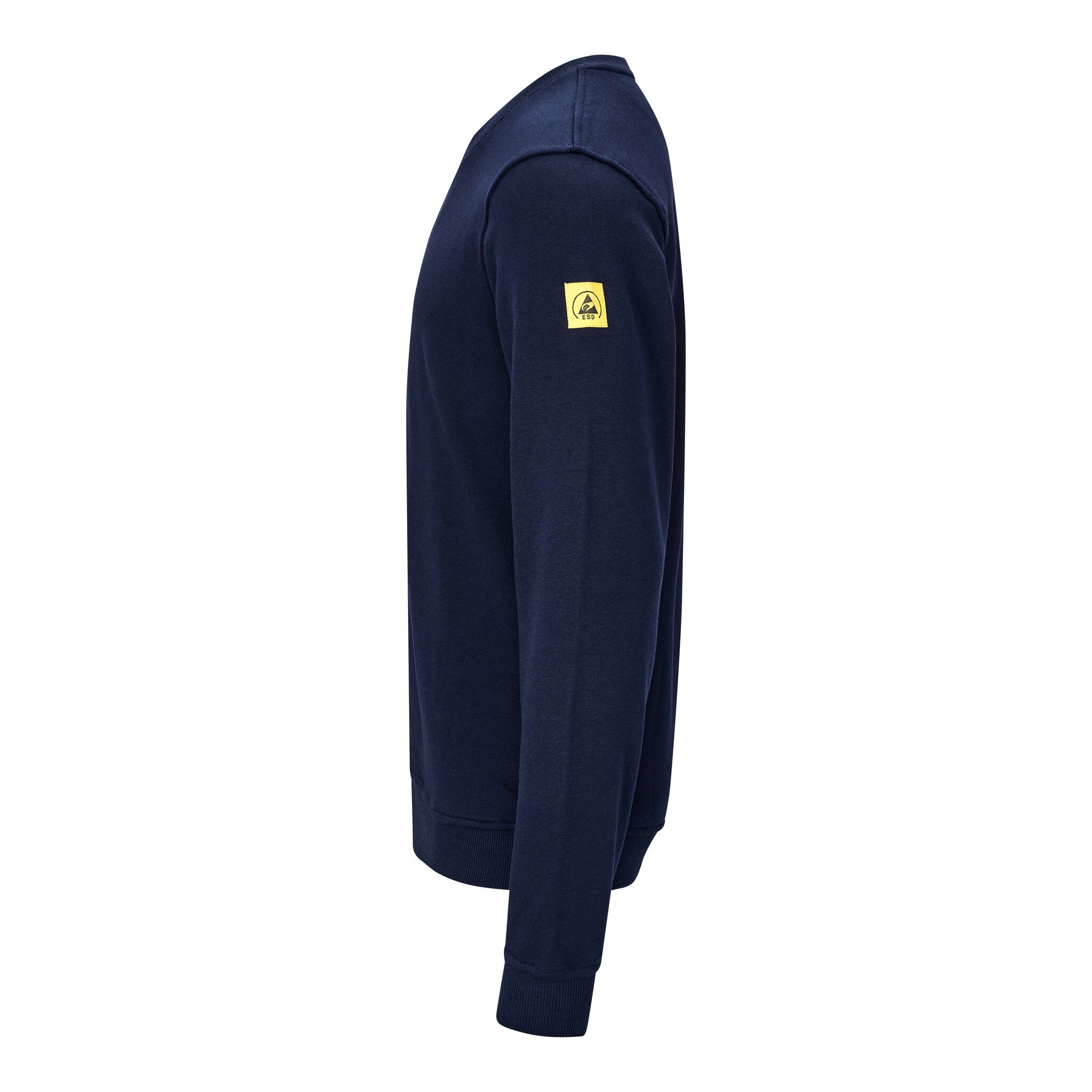 Sweat-shirt ESD, col en V, bleu marine, 3XL, coupe confort #zoom-3