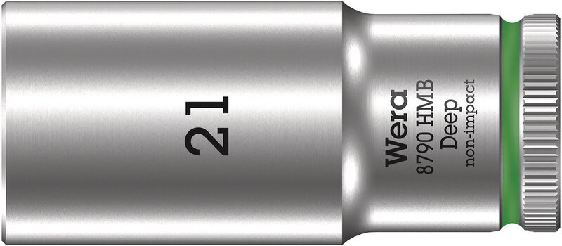 Steckschlüsseleinsatz mit 3/8"-Antrieb, 21 x 64 mm #1