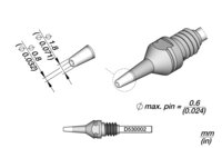 Entlötspitze für Pin, Ø 0,8 mm, HT S1, D530002 #thumbnail-1
