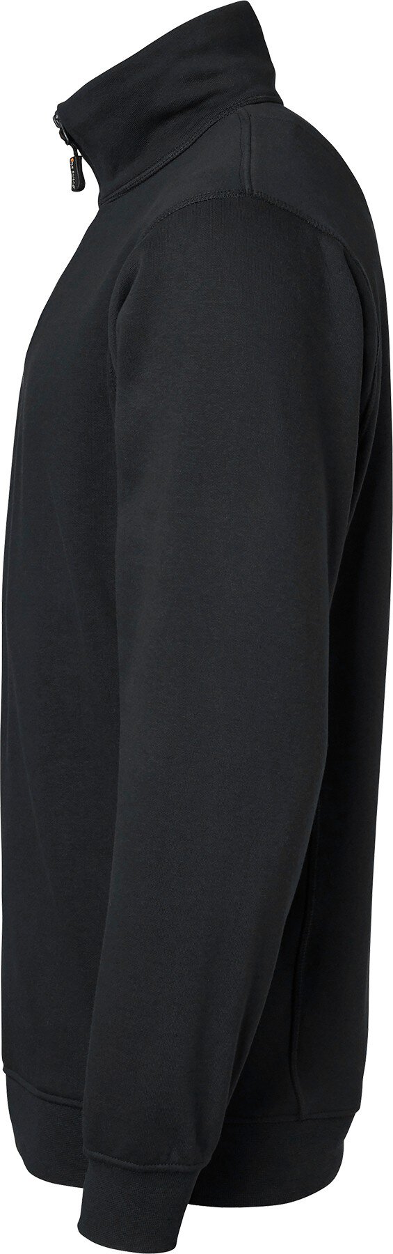 149 Sweatshirt demi-zip, unisexe, noir, M #zoom-4