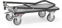 Chariot pliable "GREY EDITION", charge max. 250kg , barre de poussée pliable, 720x450mm #thumbnail-3