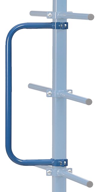 poignée de poussée vissable pour chariot à bras porteur 